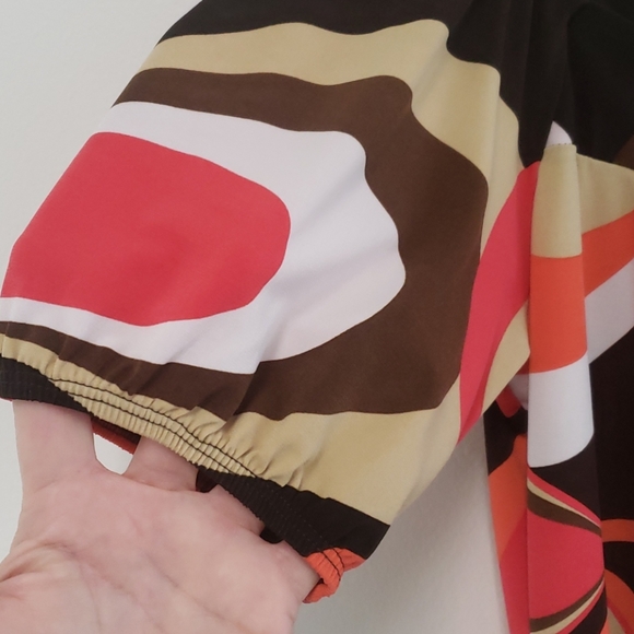 🎉HP🎉 Vintage retro square-neck blouse - Picture 8 of 12